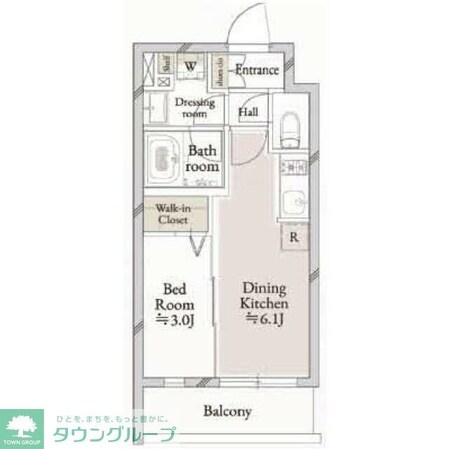 JMFレジデンス学芸大学の物件間取画像